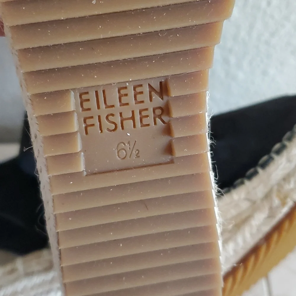 NEW Eileen Fisher Espadrille Sandals - Picture 8 of 8